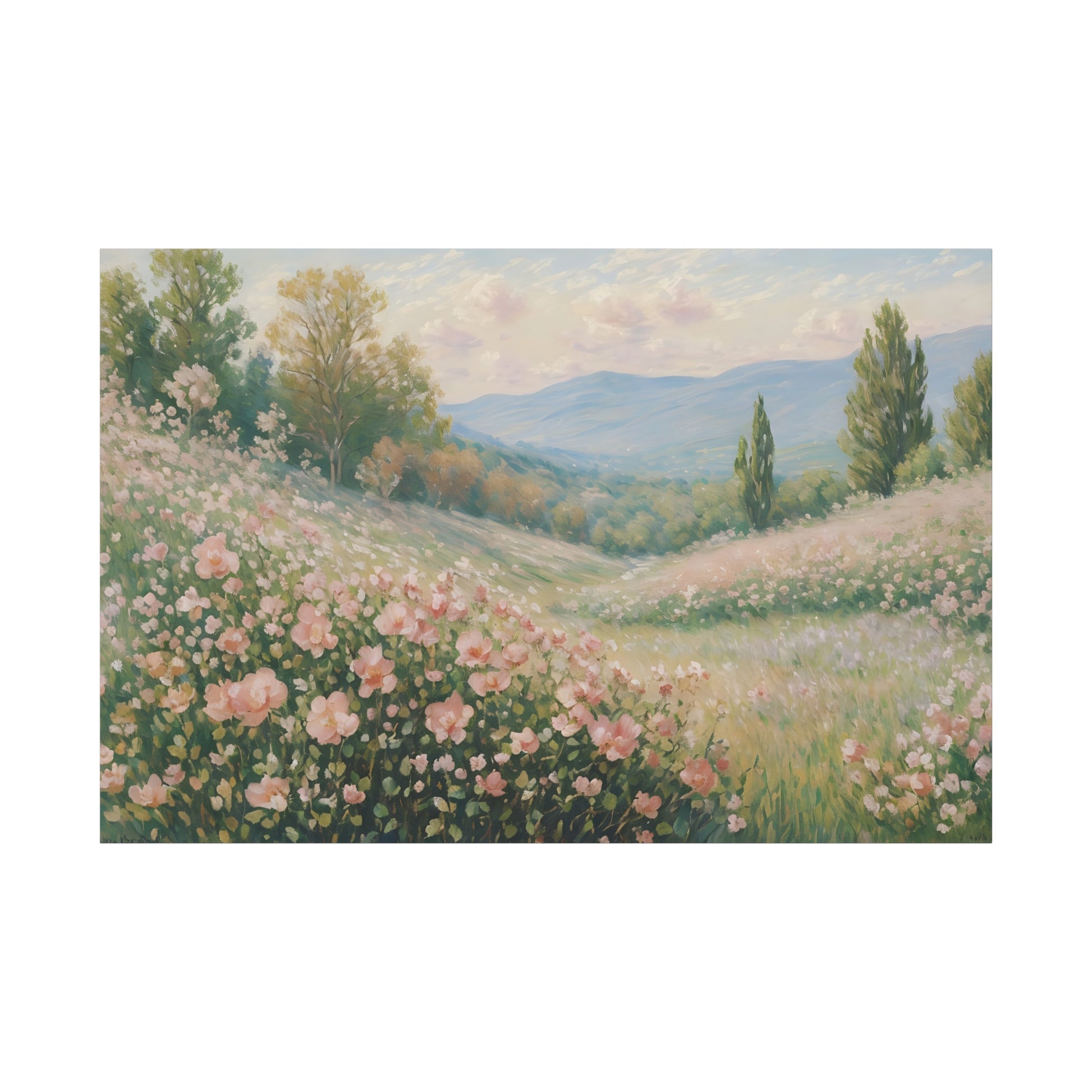 Field of Wildflowers Impressionist Print