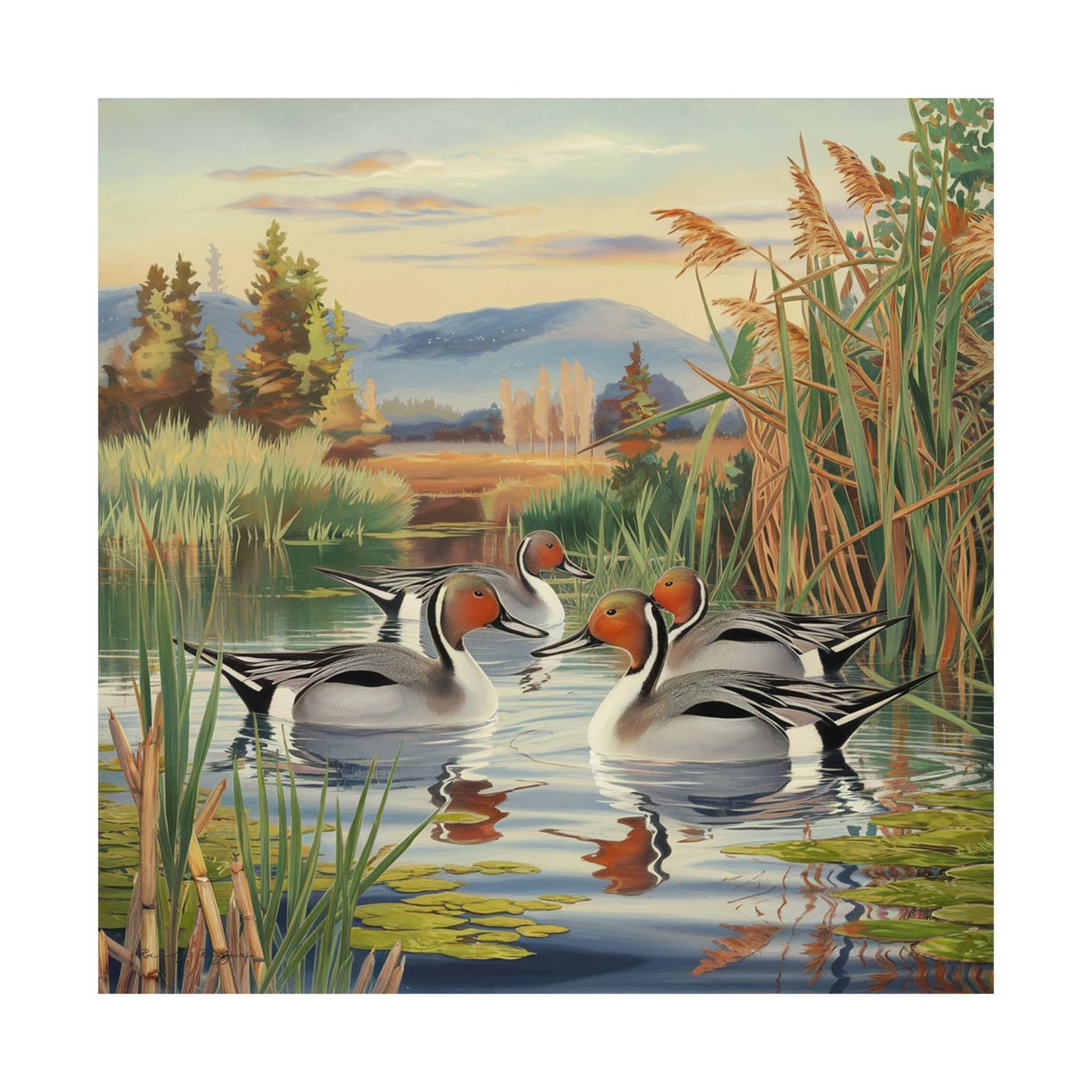 Pintail Pageant Duck Print