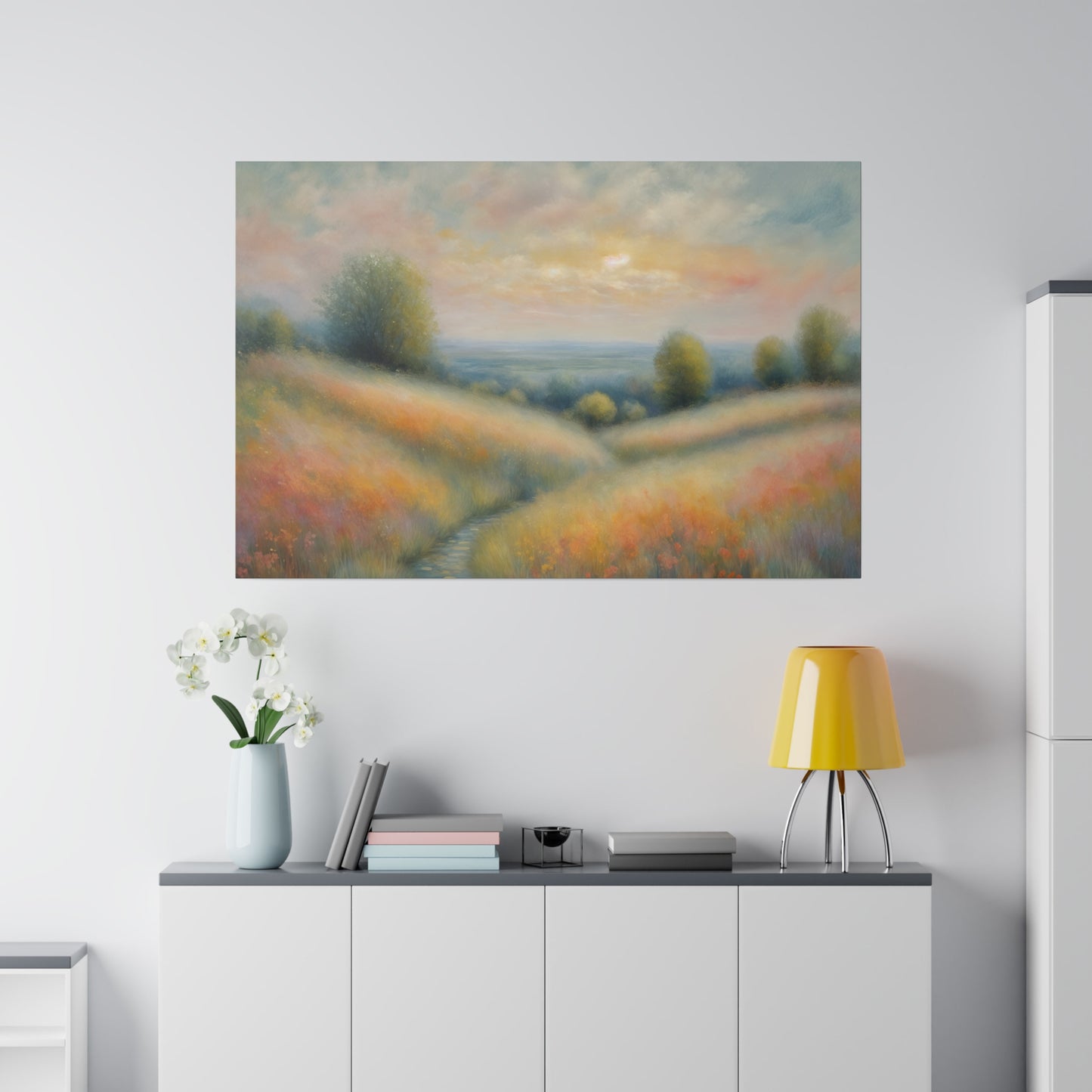 Impressionism Landscape Matte Canvas Print