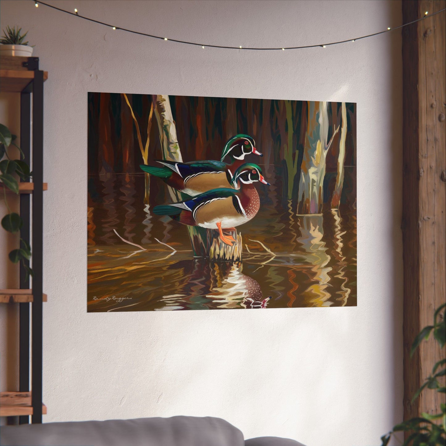 Woodies Take Refuge Duck Print