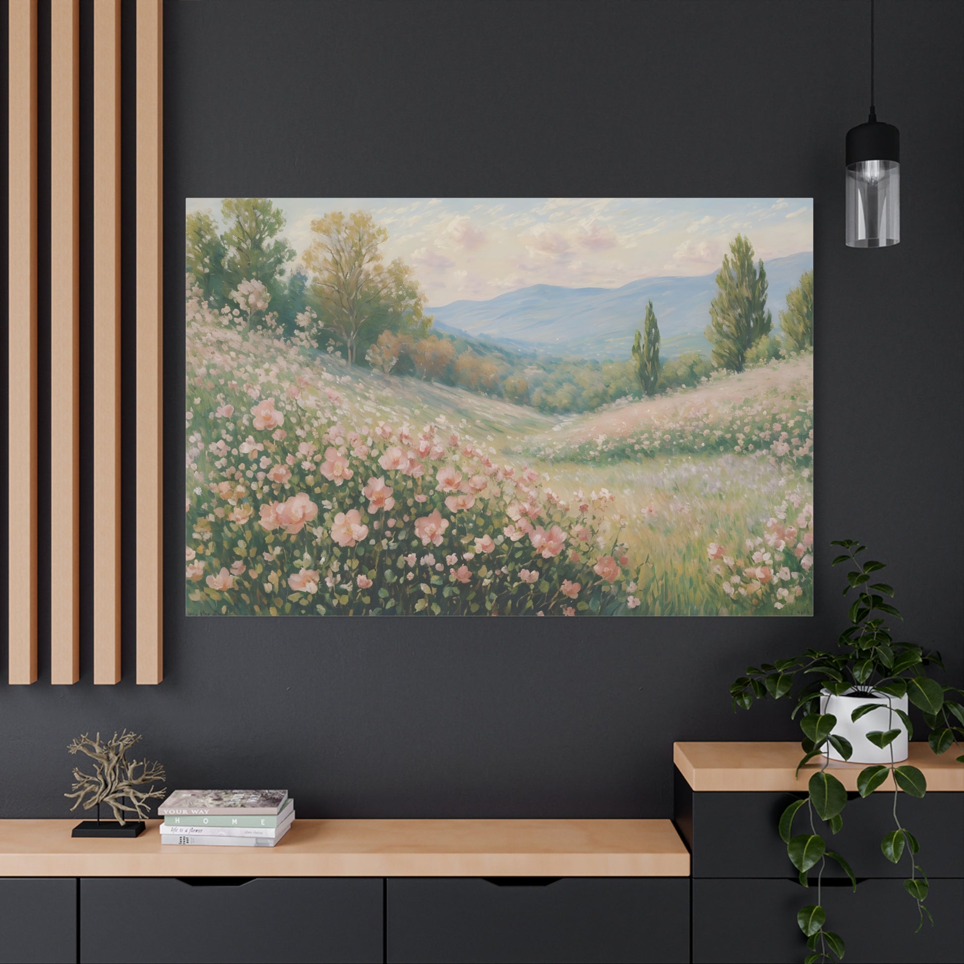 Field of Wildflowers Impressionist Print