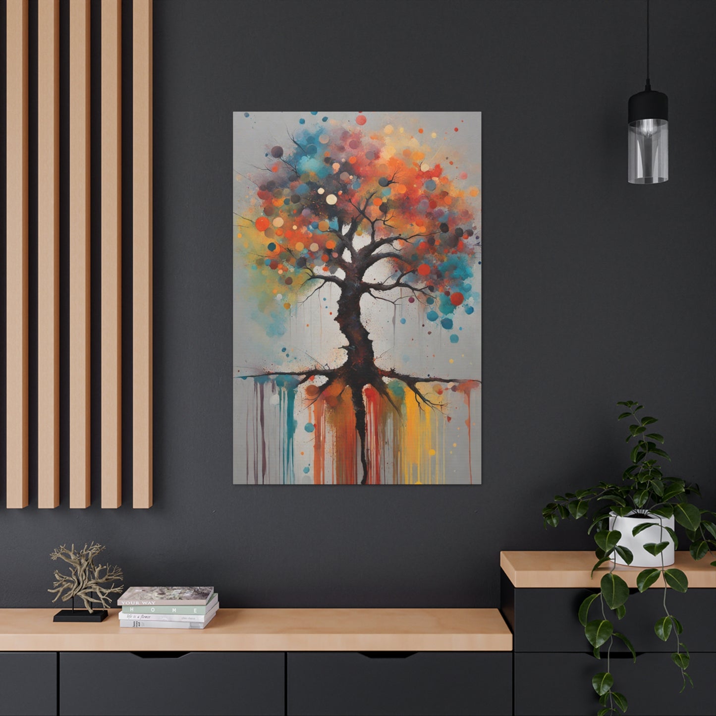 Abstract Tree Canvas Gallery Wraps