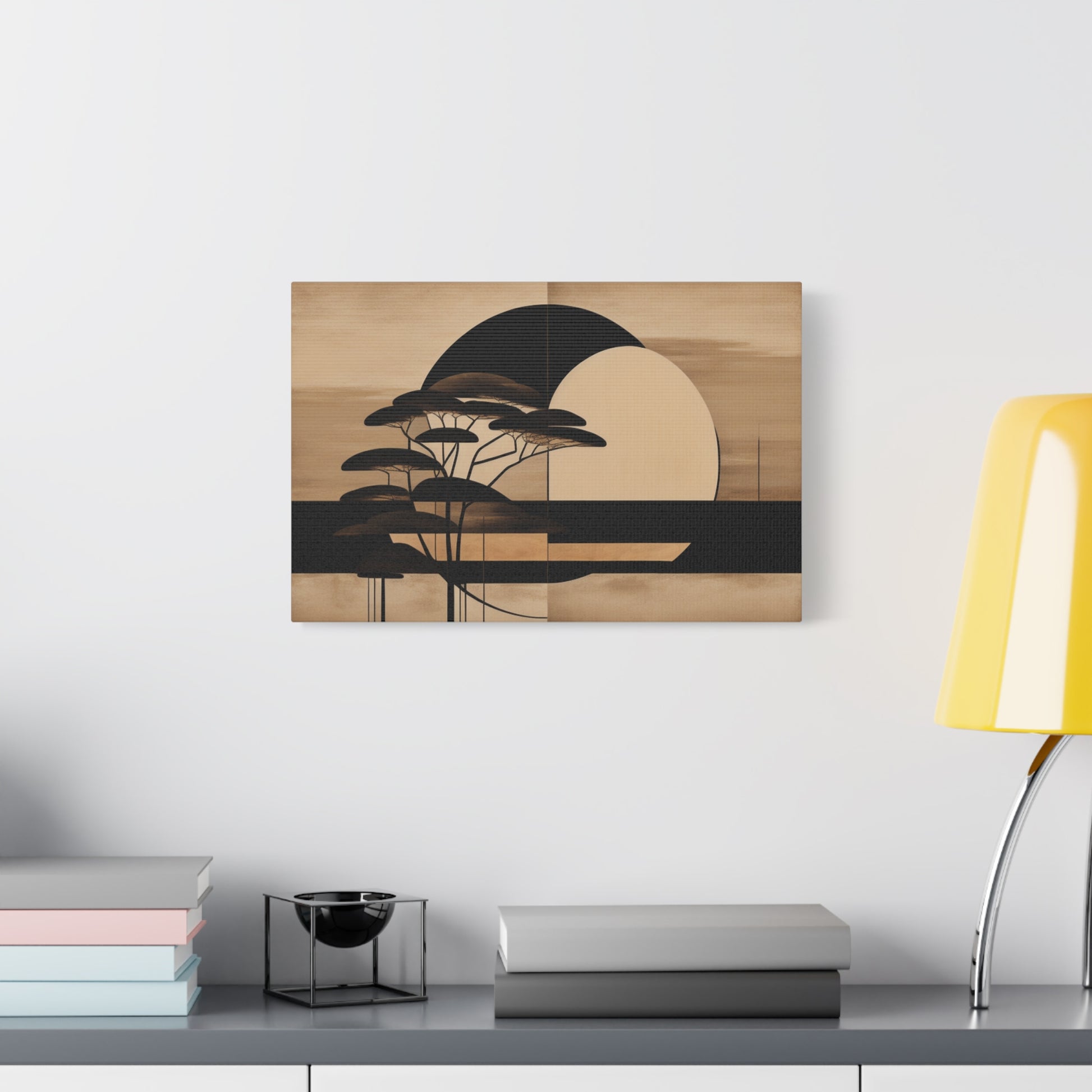 Abstract Japanese Matte Canvas Print