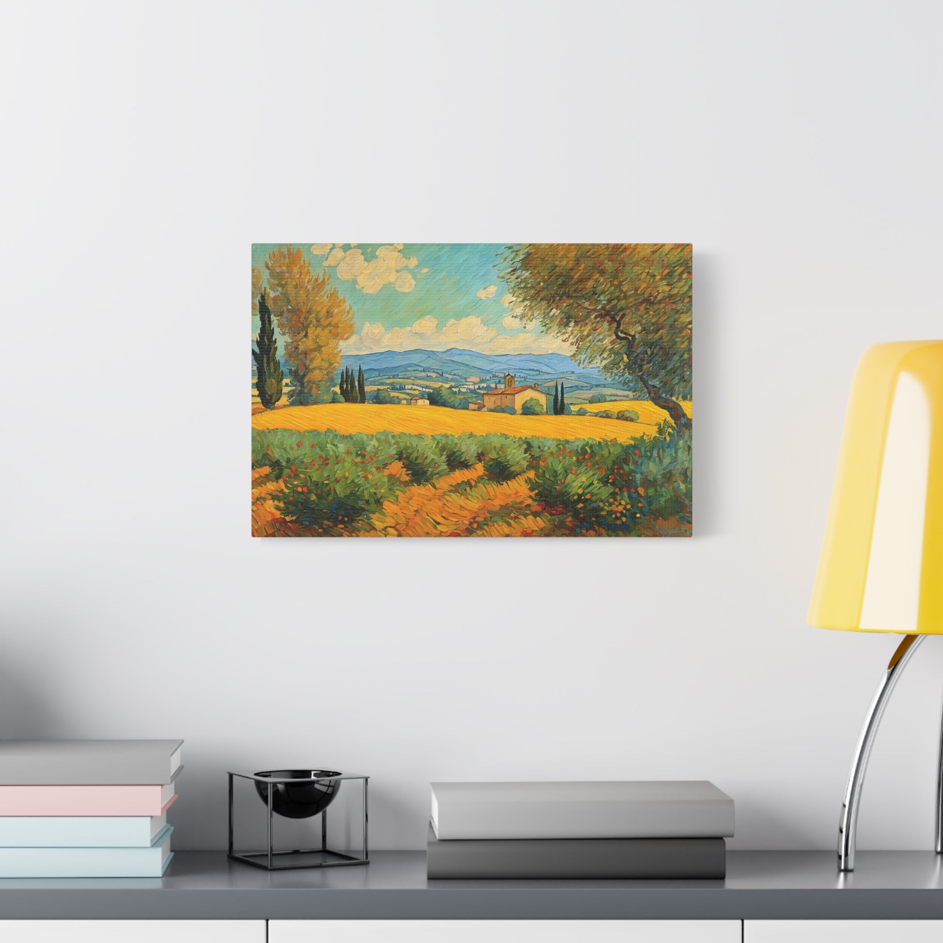 UMBRIA ITALIAN LANDSCAPE CANVAS PRINT