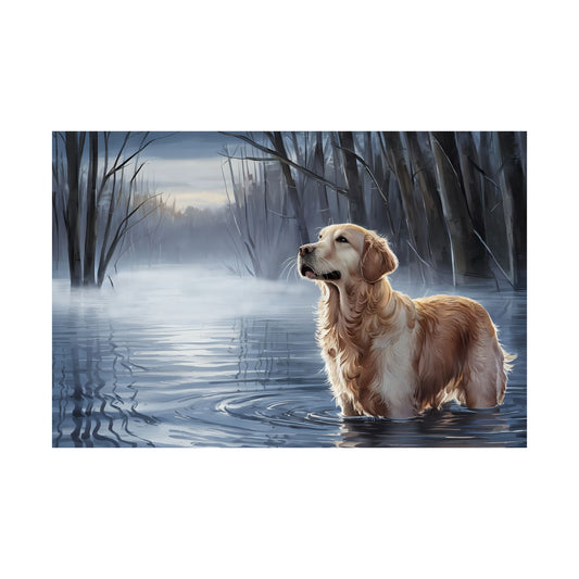 Golden Retriever, Retriever Hunting Poster