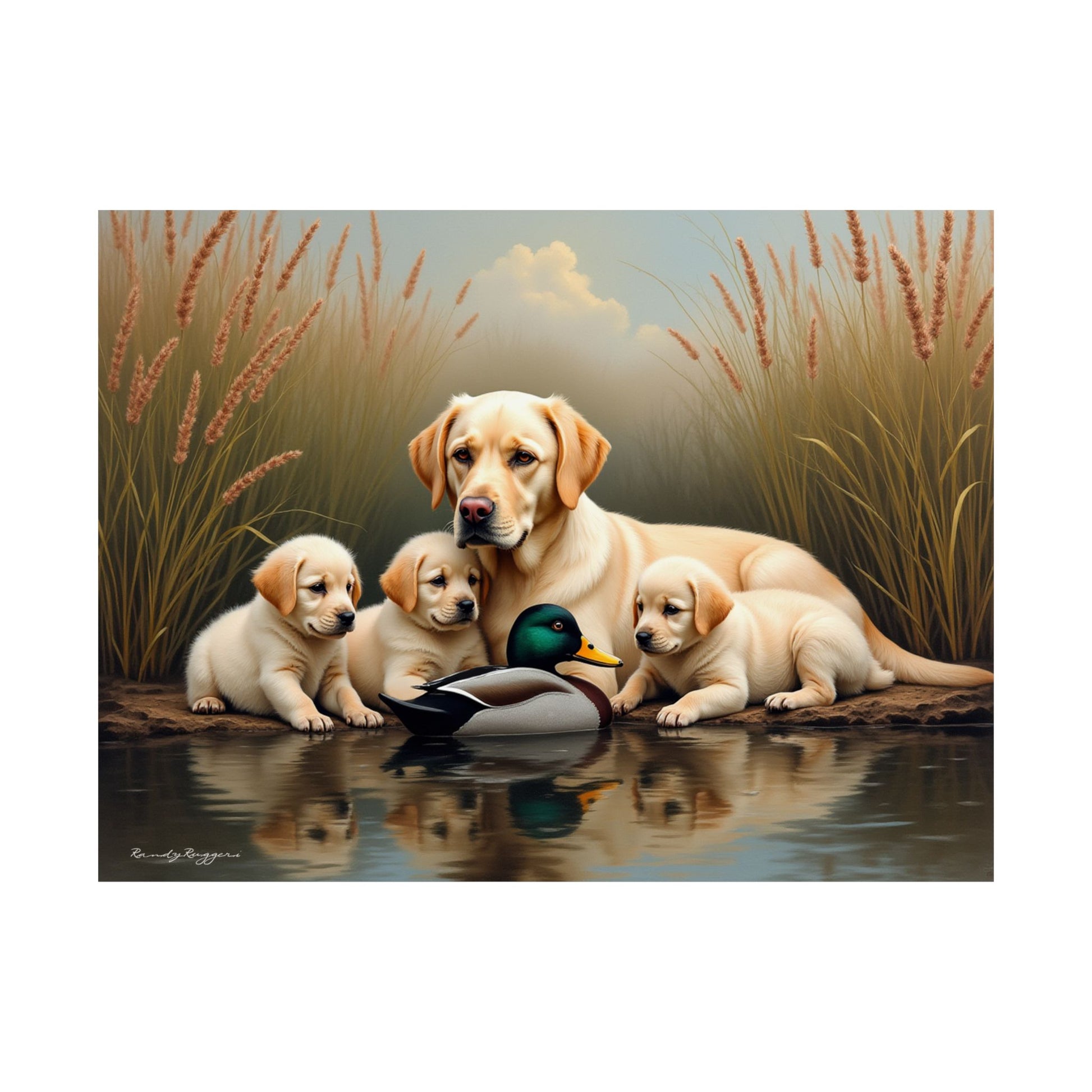 First Steps Labrador Retriever Print