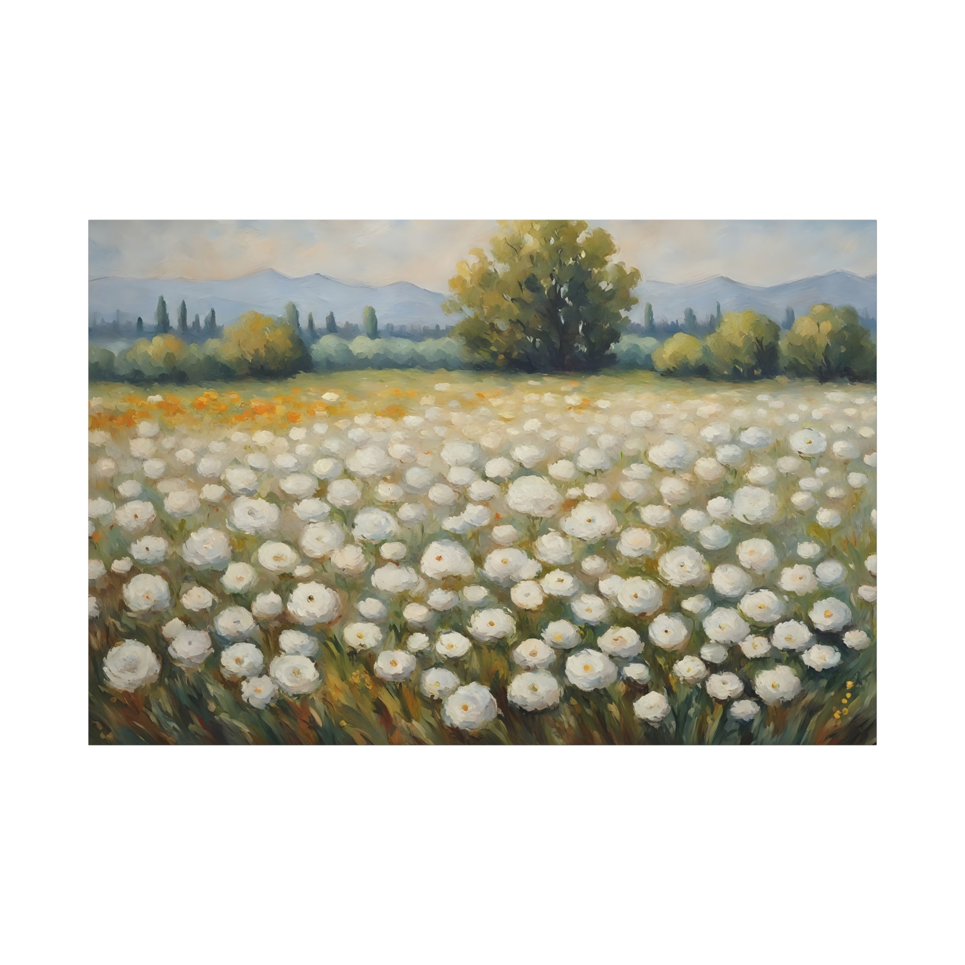 Field of Wildflowers Impressionist Print