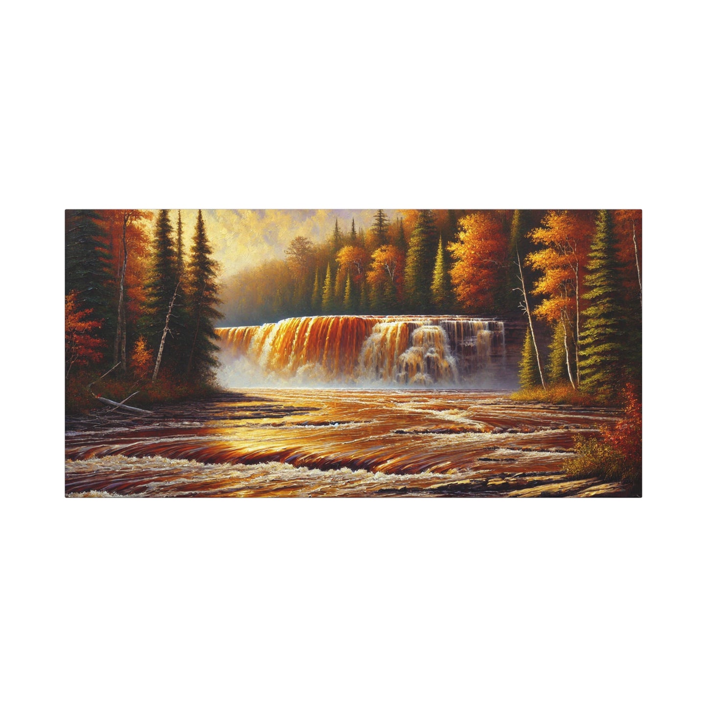 Upper Tahquamenon Falls Impressionist-style Print