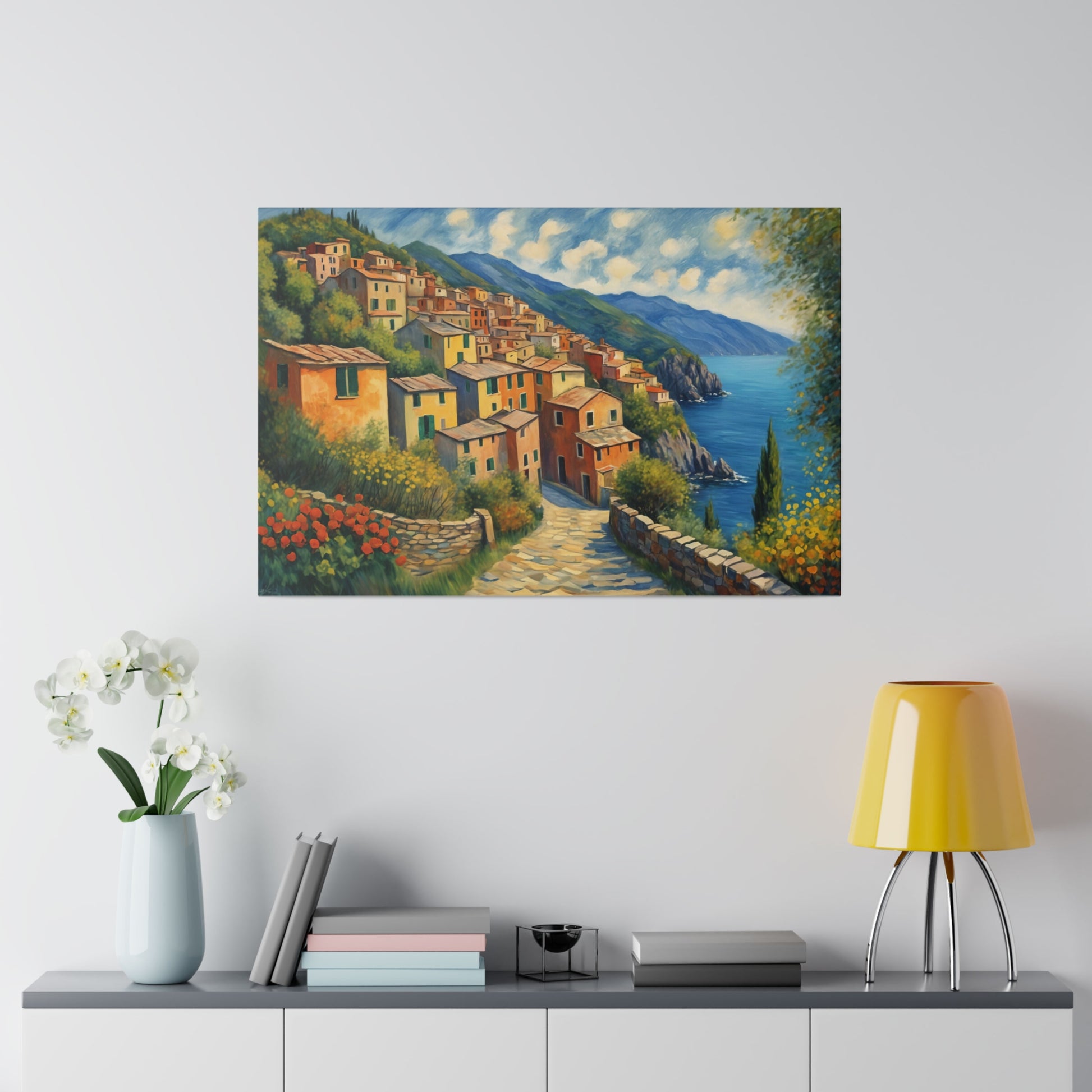 Italian Village of Cinque Terre Canvas Print