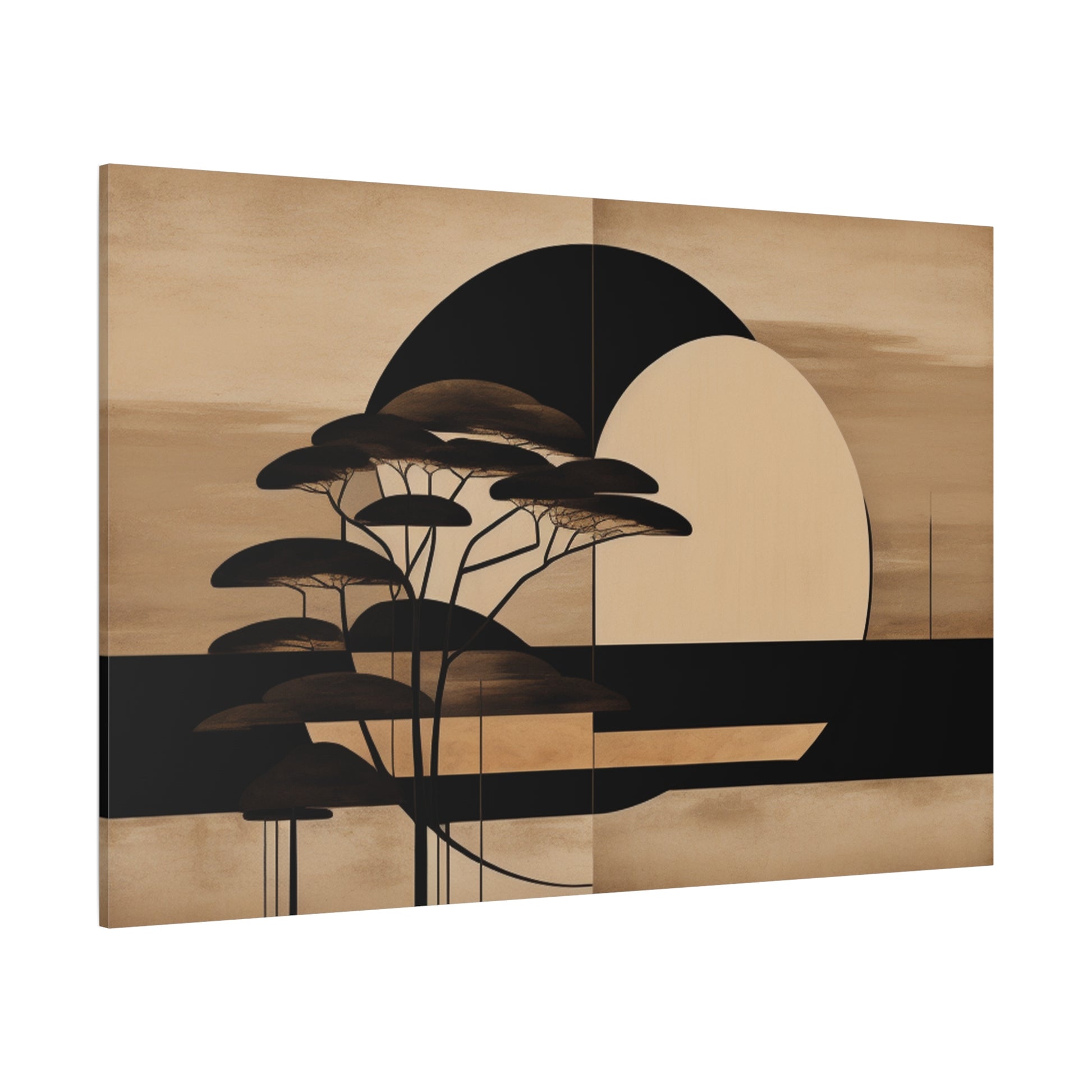 Abstract Japanese Matte Canvas Print