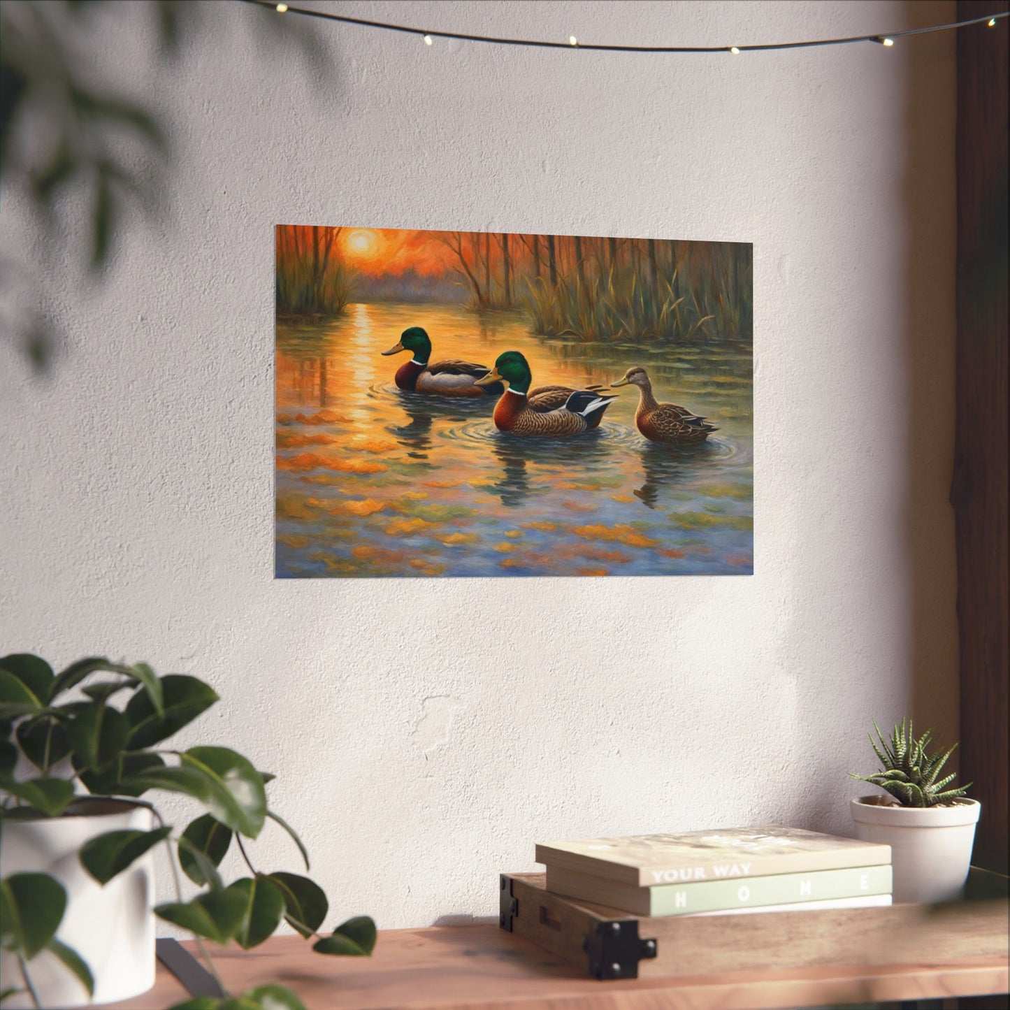 Twilight Refuge Flooded Timber Duck Print