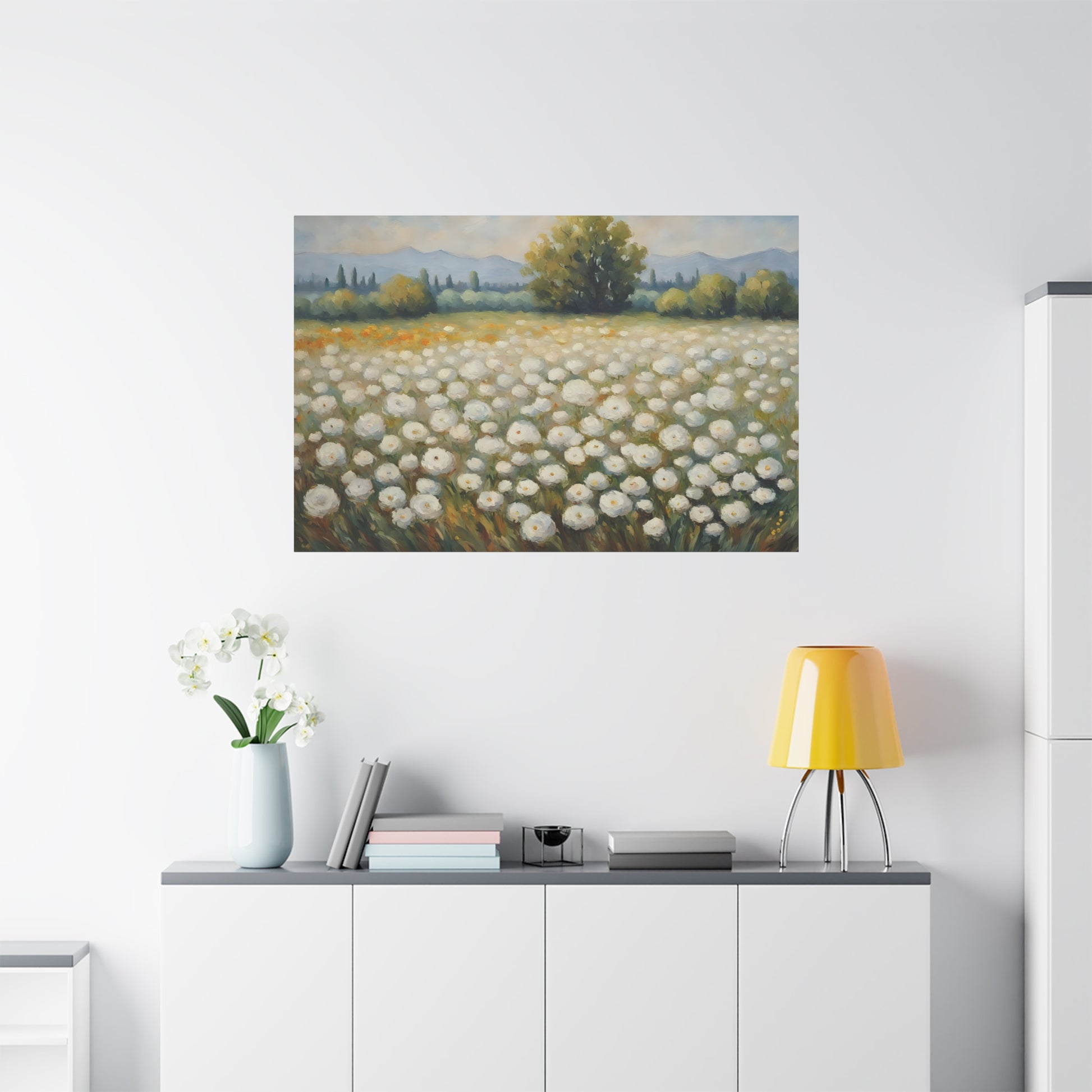 Field of Wildflowers Impressionist Print