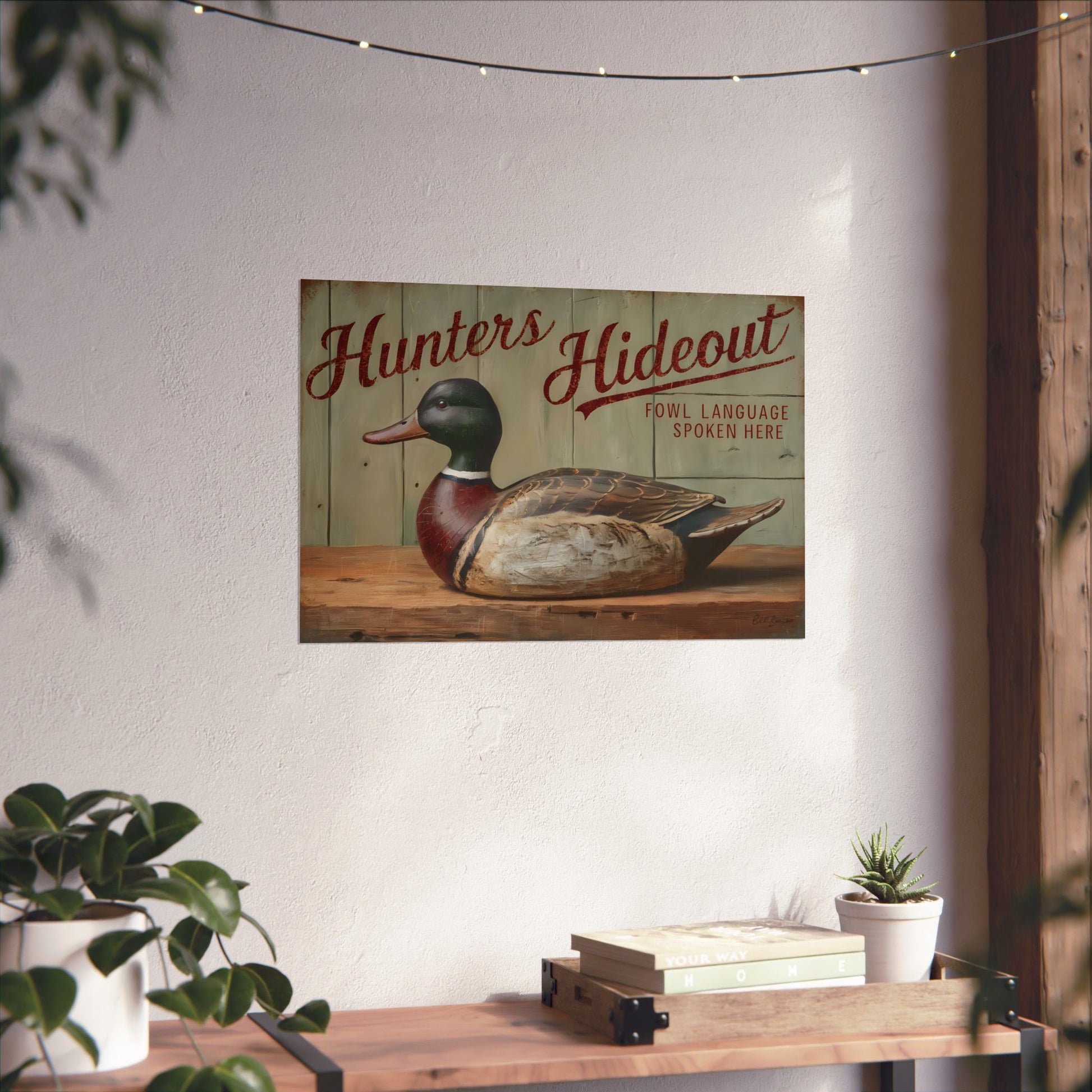 Duck Hunters Man Cave Print