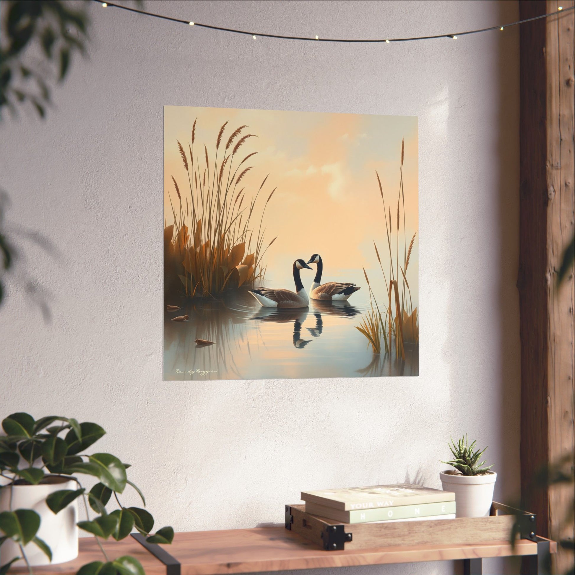 Canadian Geese Natural Sanctuary Print