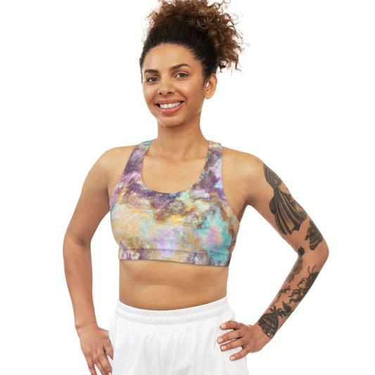 Tie Dye Seamless Sports Bra | Women's Sportswear | Yoga Workout Outfits