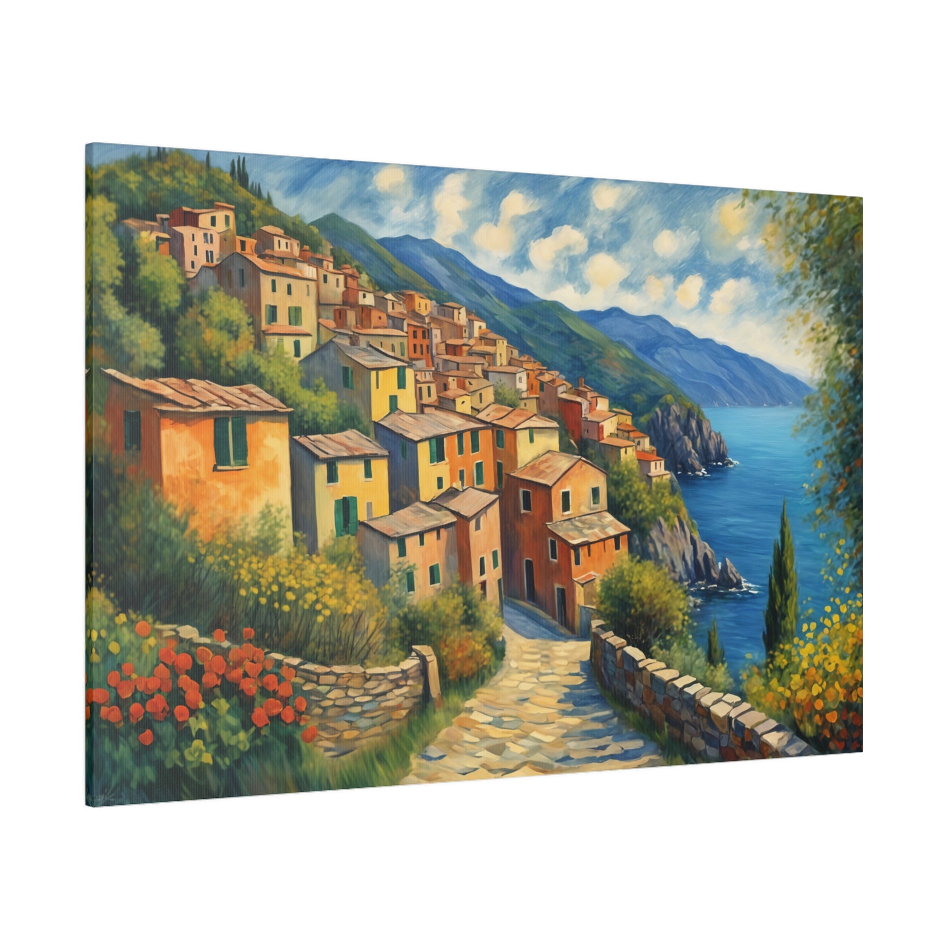 Italian Village of Cinque Terre Canvas Print