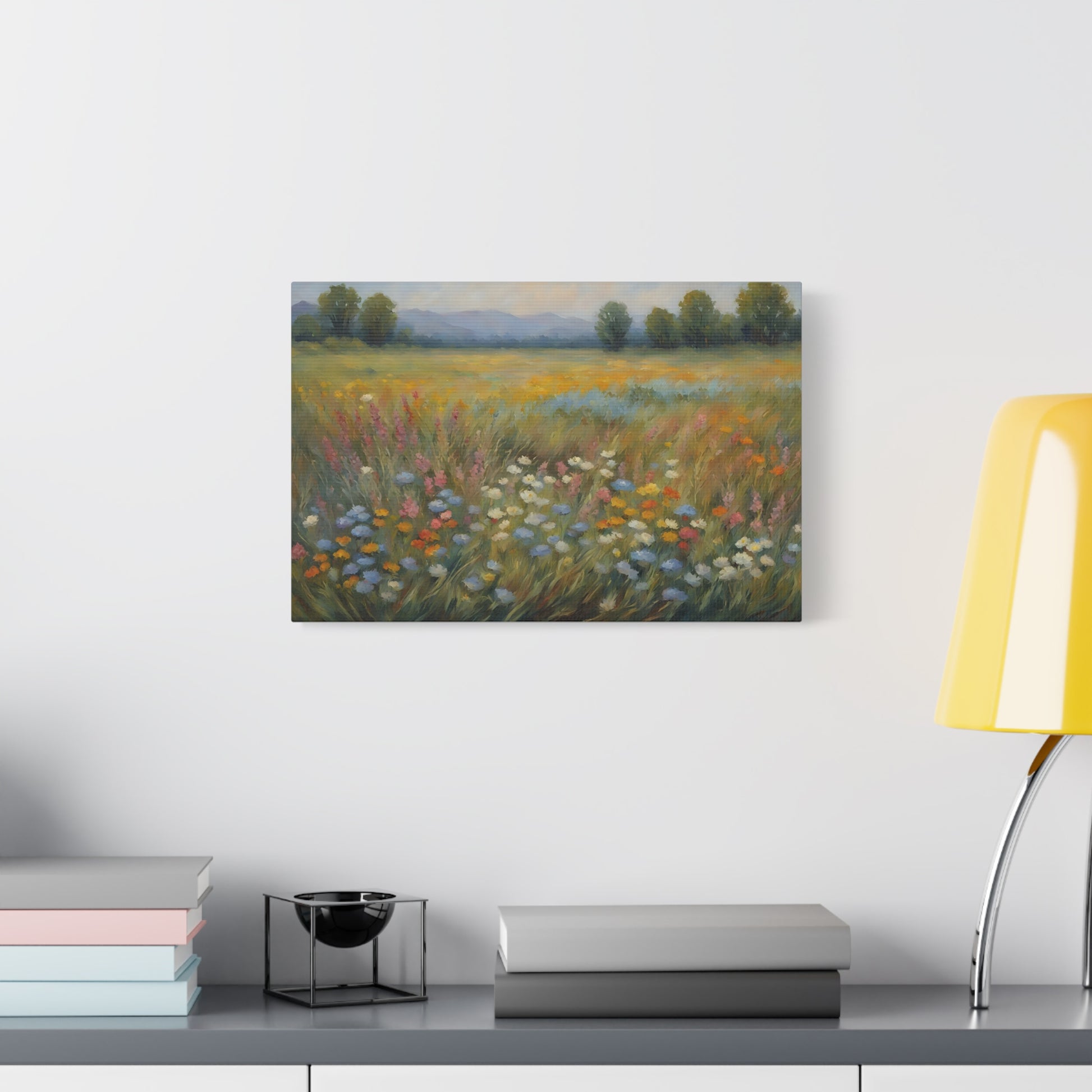 Field of Wildflowers Impressionist Print