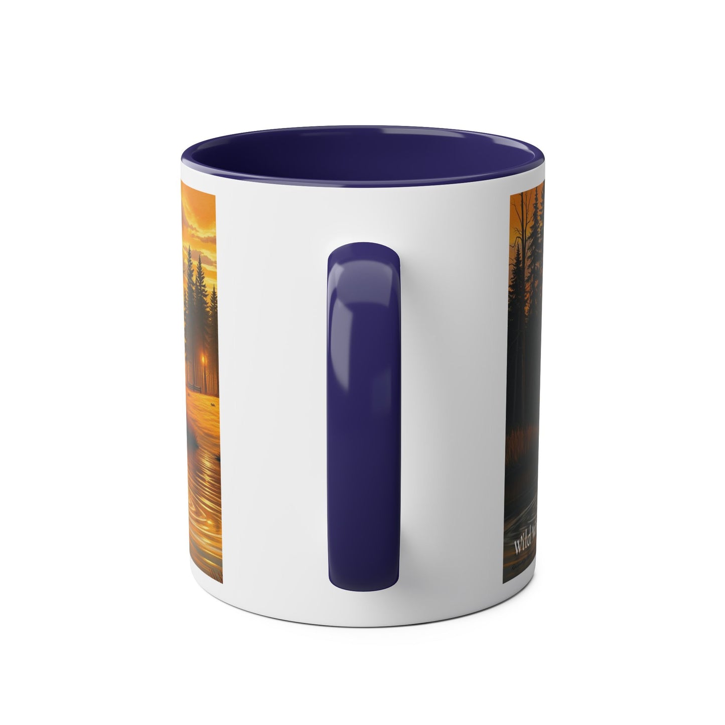 Geese Two-Tone Coffee Mug, 11oz