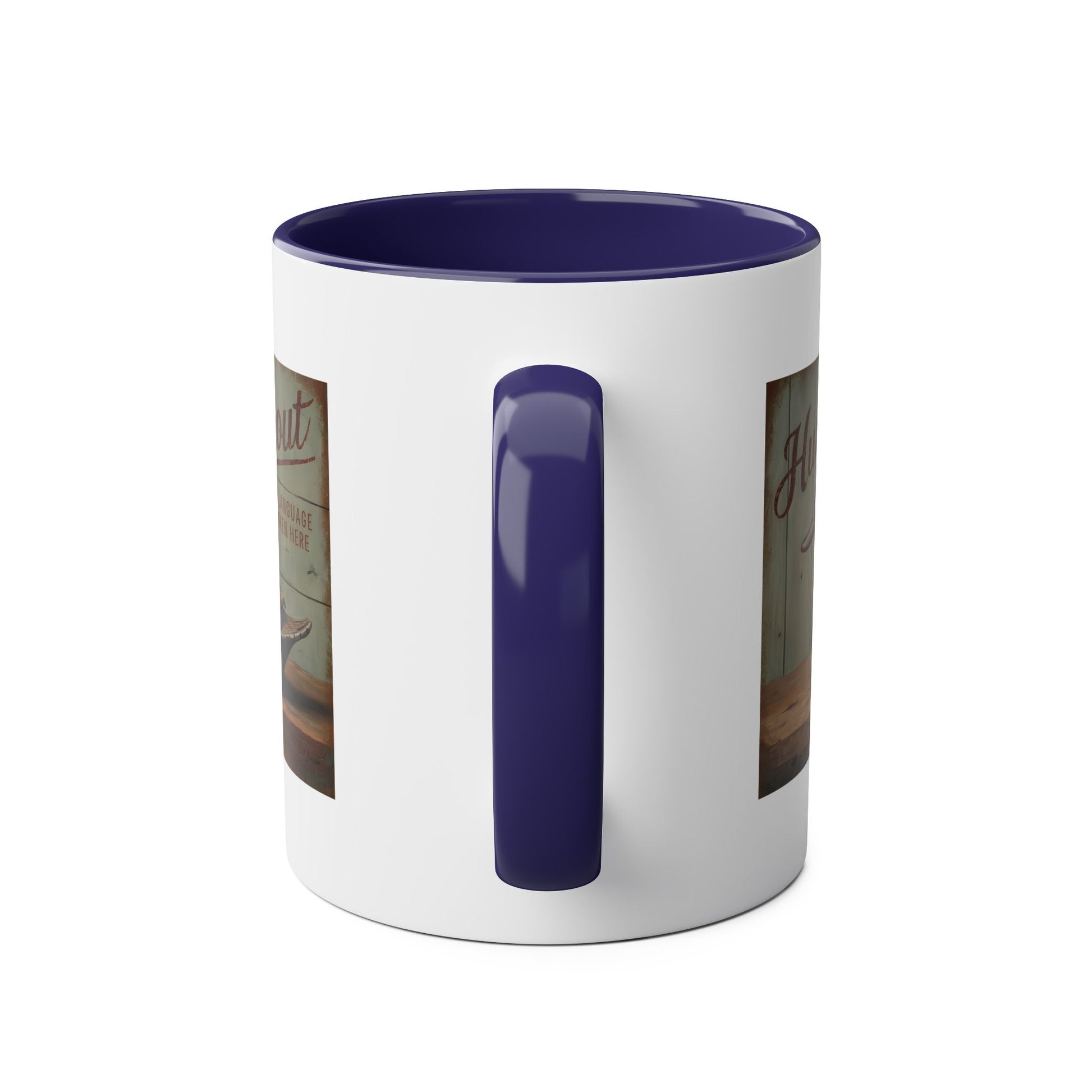 Hunters Hideout Two-Tone Coffee Mug, 11oz