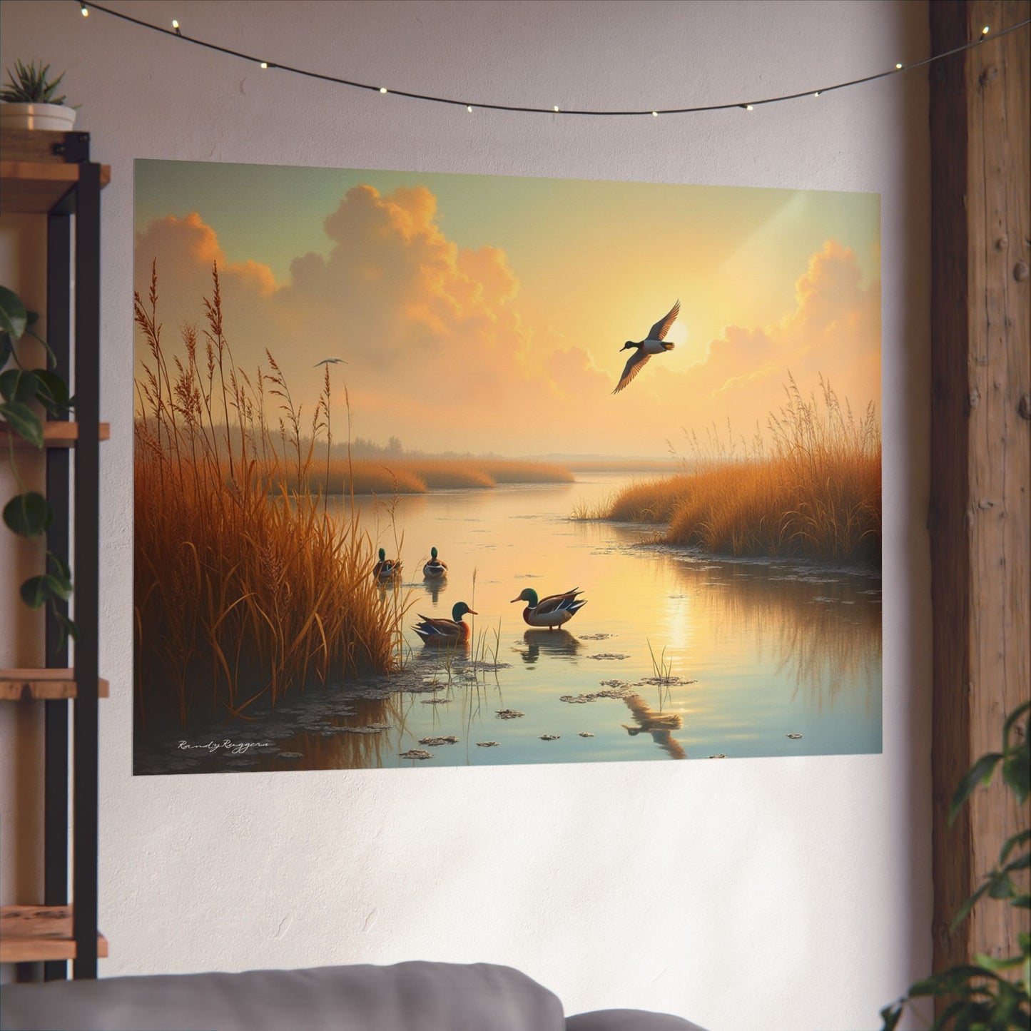 Guardians of the Marsh Mallards Print