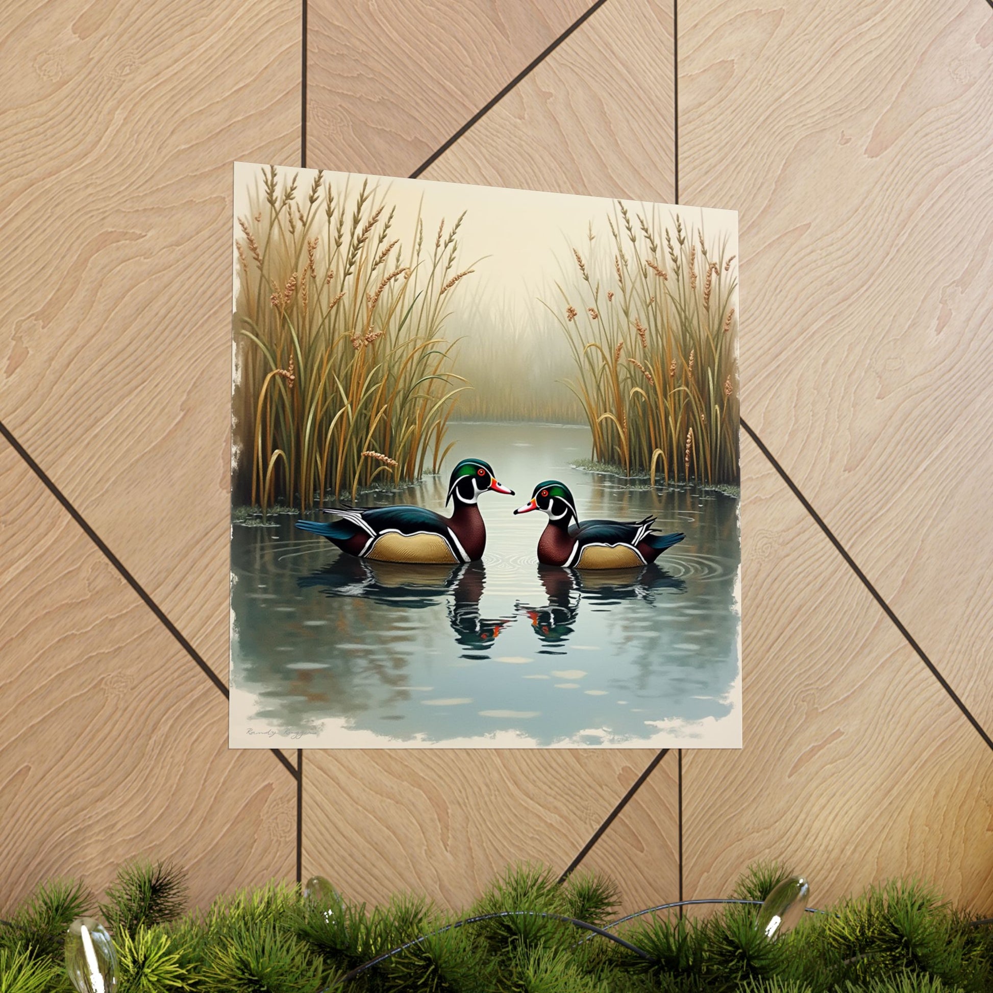 An Afternoon Refuge Wood Ducks Print