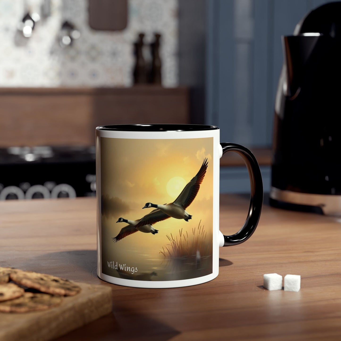 Geese Two-Tone Coffee Mug, 11oz