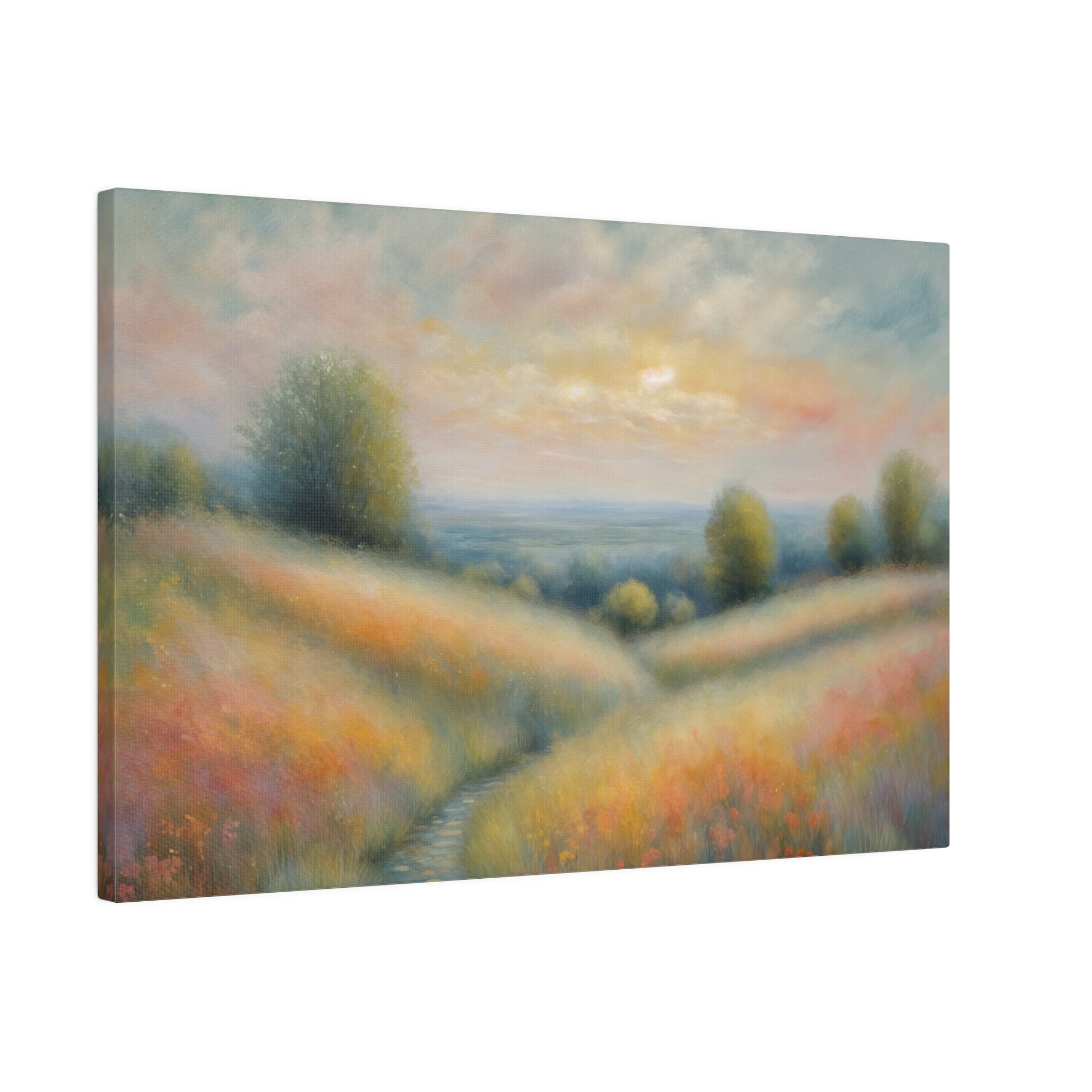 Impressionism Landscape Matte Canvas Print