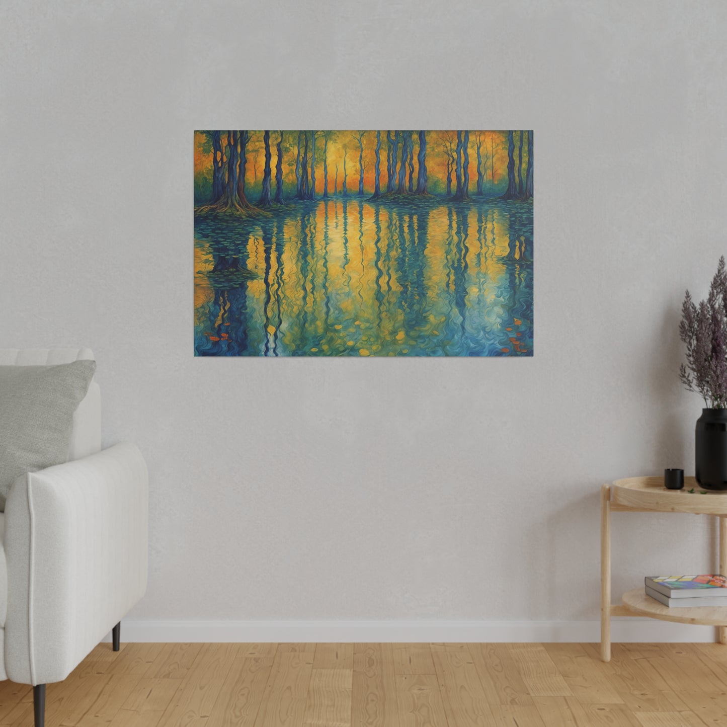 Impressionist Abstract Landscape Canvas Print