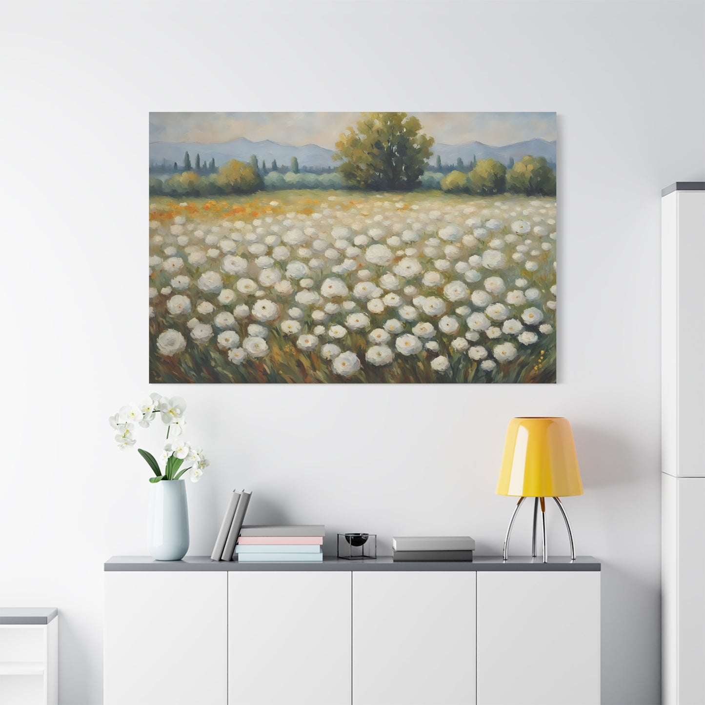 Field of Wildflowers Impressionist Print