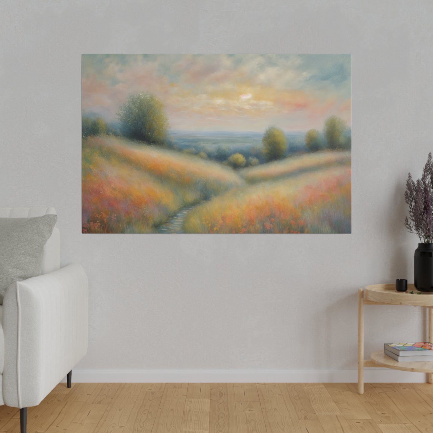 Impressionism Landscape Matte Canvas Print