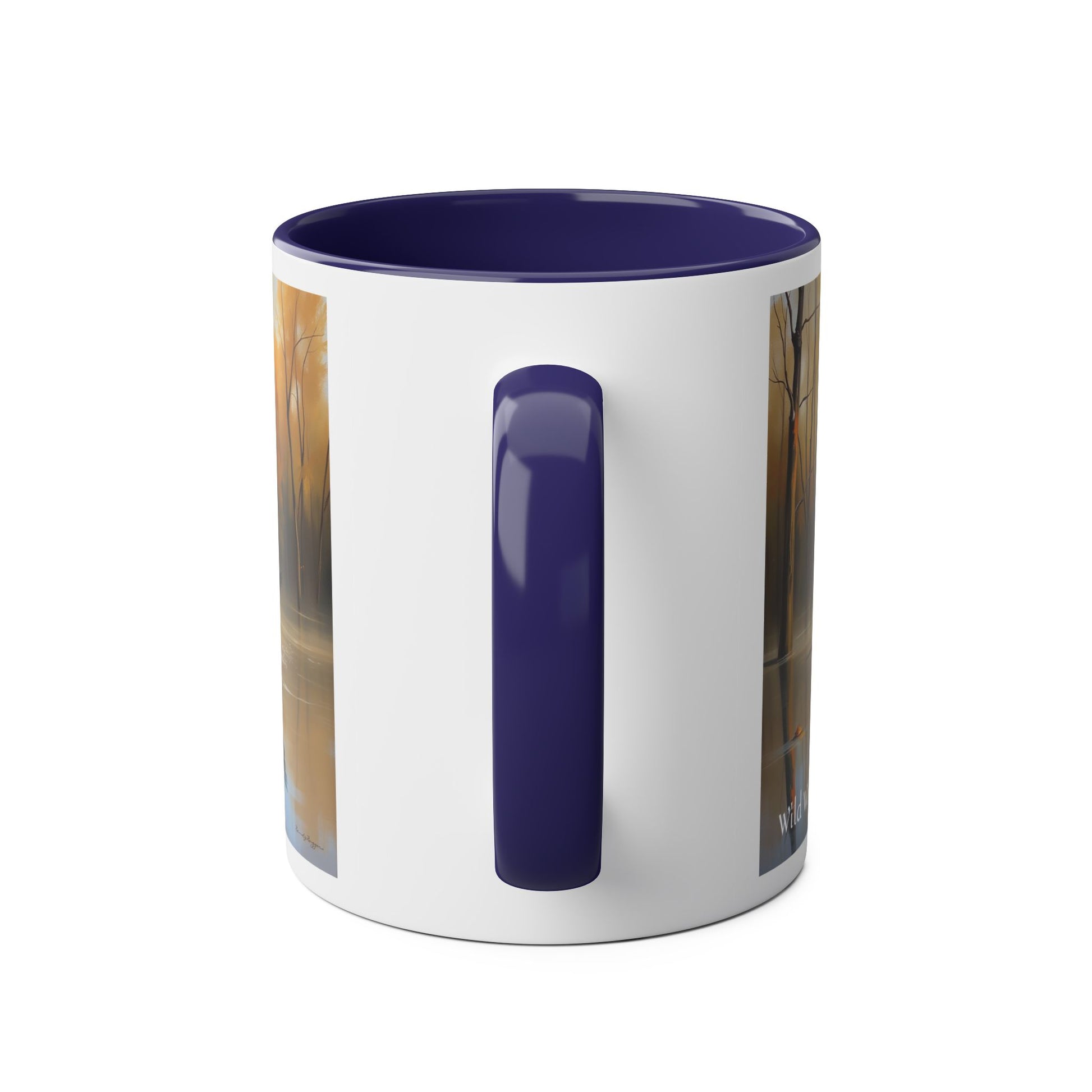 Mallard Duck Two-Tone Coffee Mug, 11oz