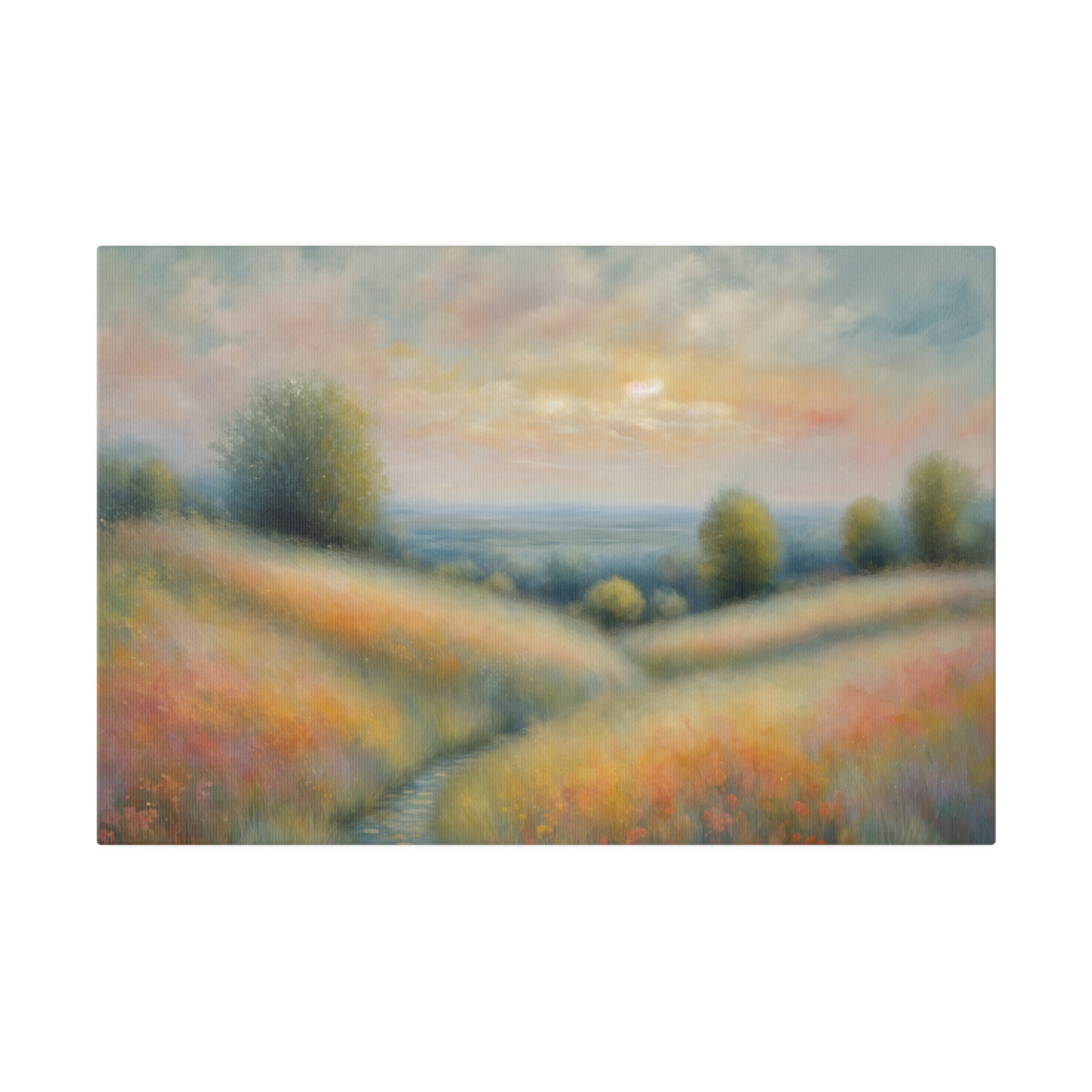 Impressionism Landscape Matte Canvas Print