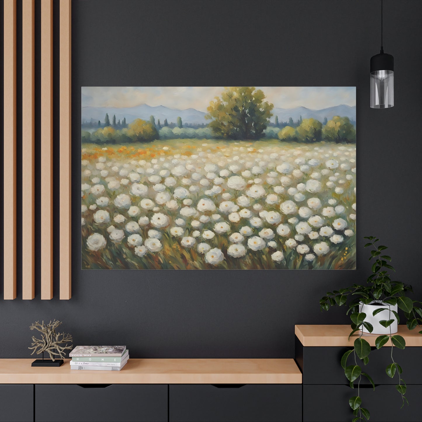 Field of Wildflowers Impressionist Print