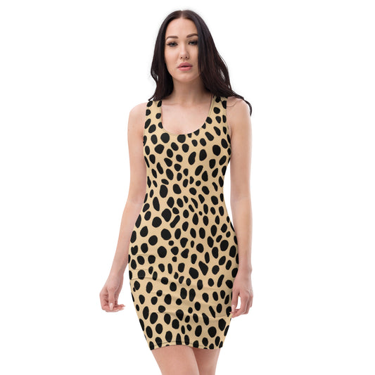 Cheetah Print Women's fitted dress