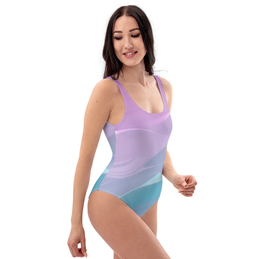 Ombre Print One-Piece Swimsuit