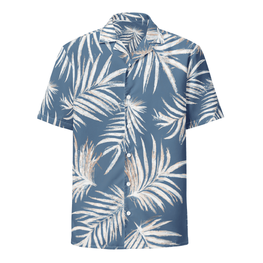 Men's Hawaiian Print Button Down Shirt | Tropical Pattern Button Down Shirt